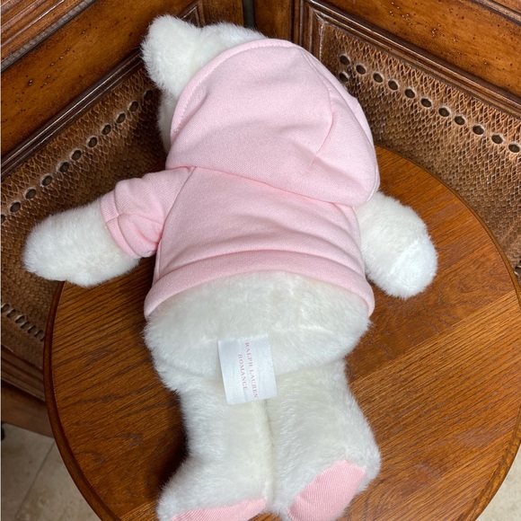 Ralph Lauren Romance White Plush Bear - Picture 4 of 5